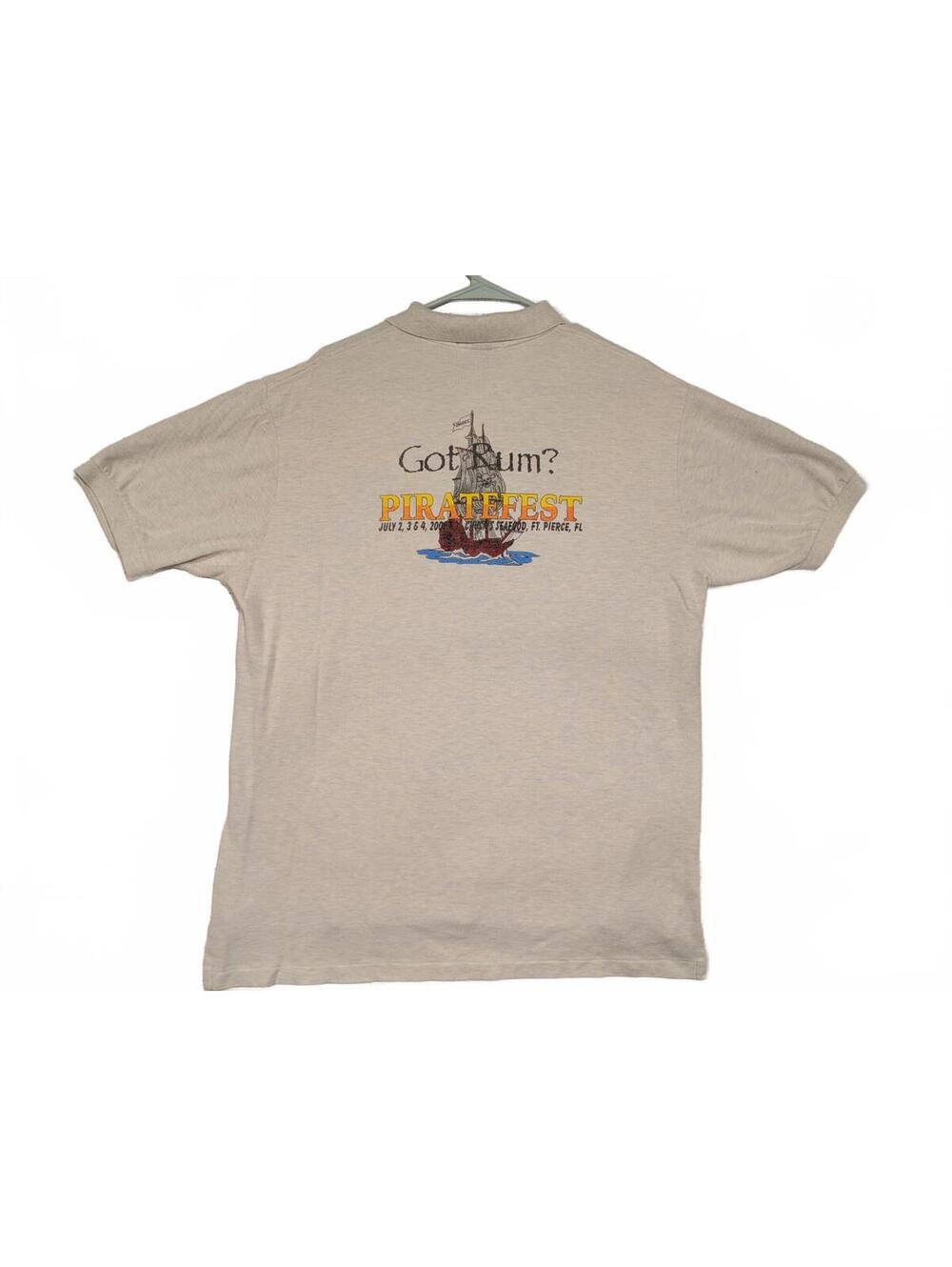Ralph Lauren Polo Captain Morgan Ft Pierce Florida Piratefest XL